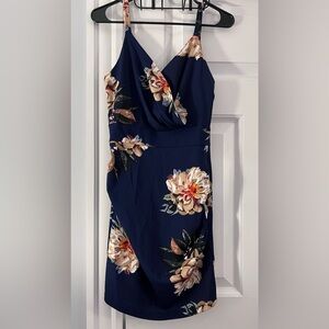 Floral Navy Dress - NWT
